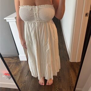 Petal & Pup Cream Textured Dress